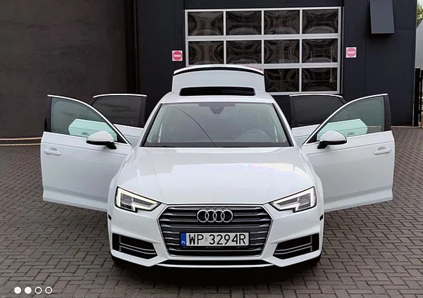 Audi A4 cena 89800 przebieg: 57000, rok produkcji 2018 z Płock małe 704